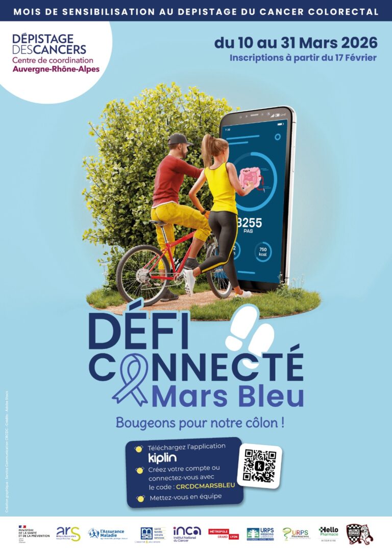 Defi connecté mars bleu
