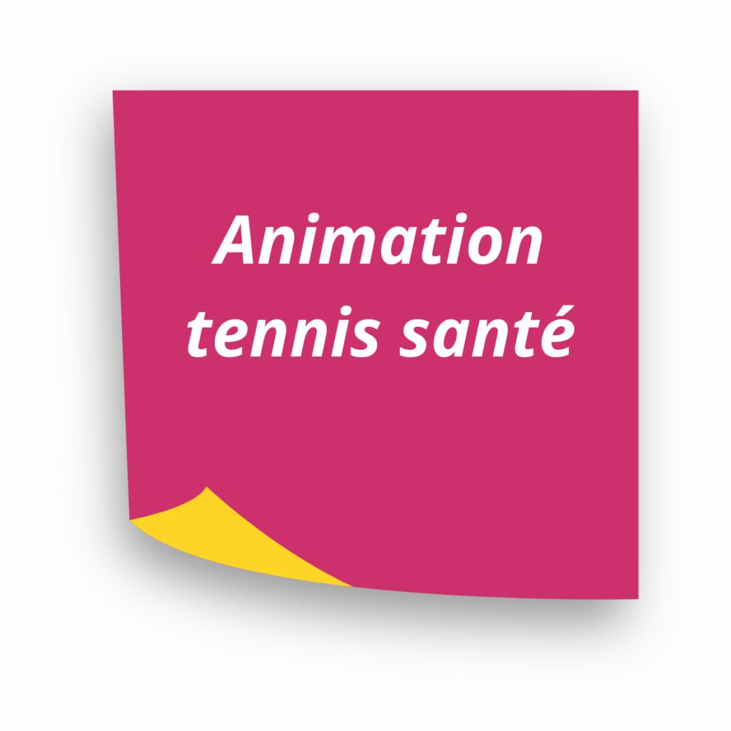 animation tennis sante
