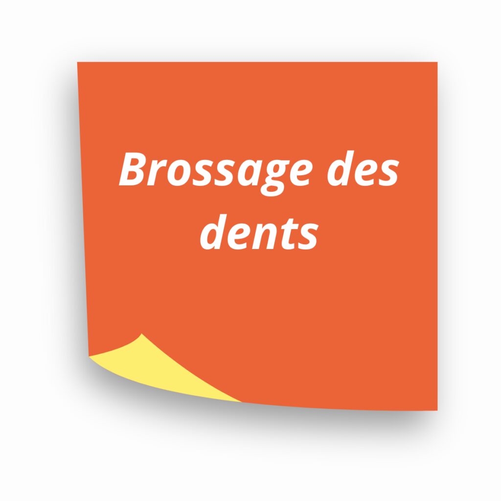 brosage des dents