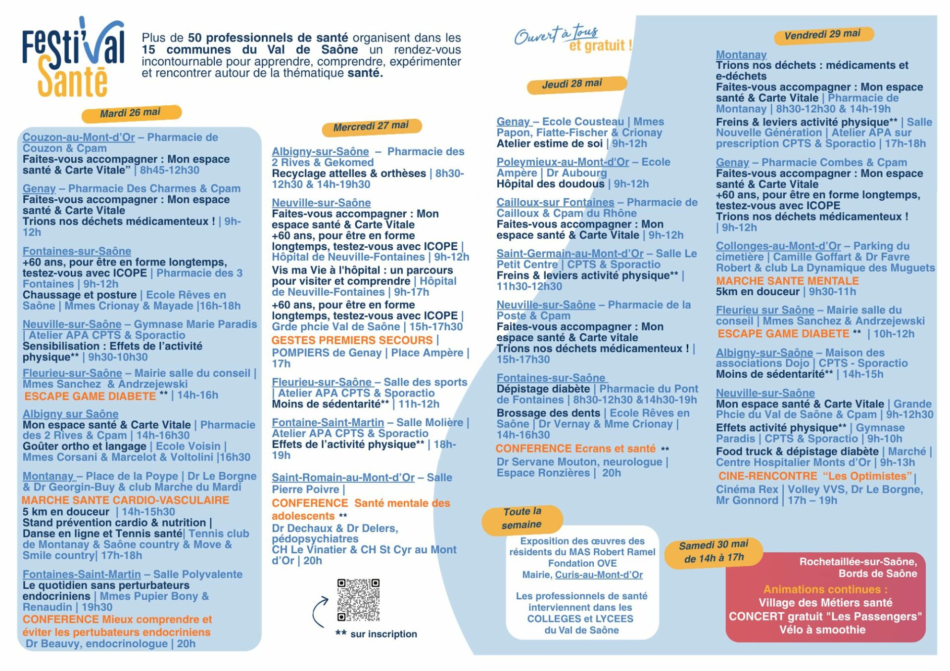 programme festival sante 2026
